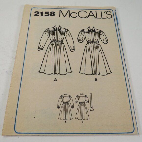 McCalls 2158 clothing pattern Dress size 8-12 UNCUT - Picture 3 of 8